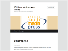 Tablet Screenshot of multimediapress.com